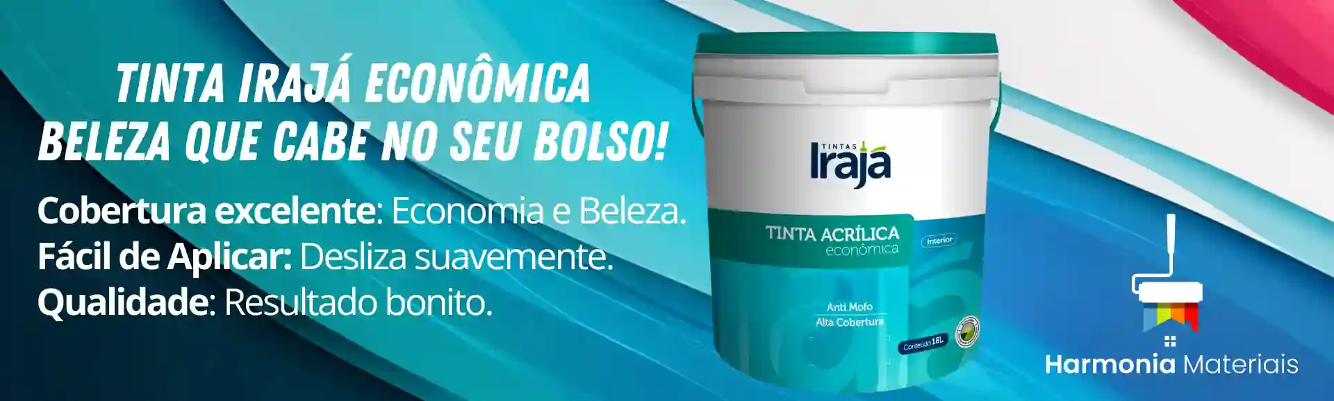 Tinta Irajá Acrílica Econômica banner